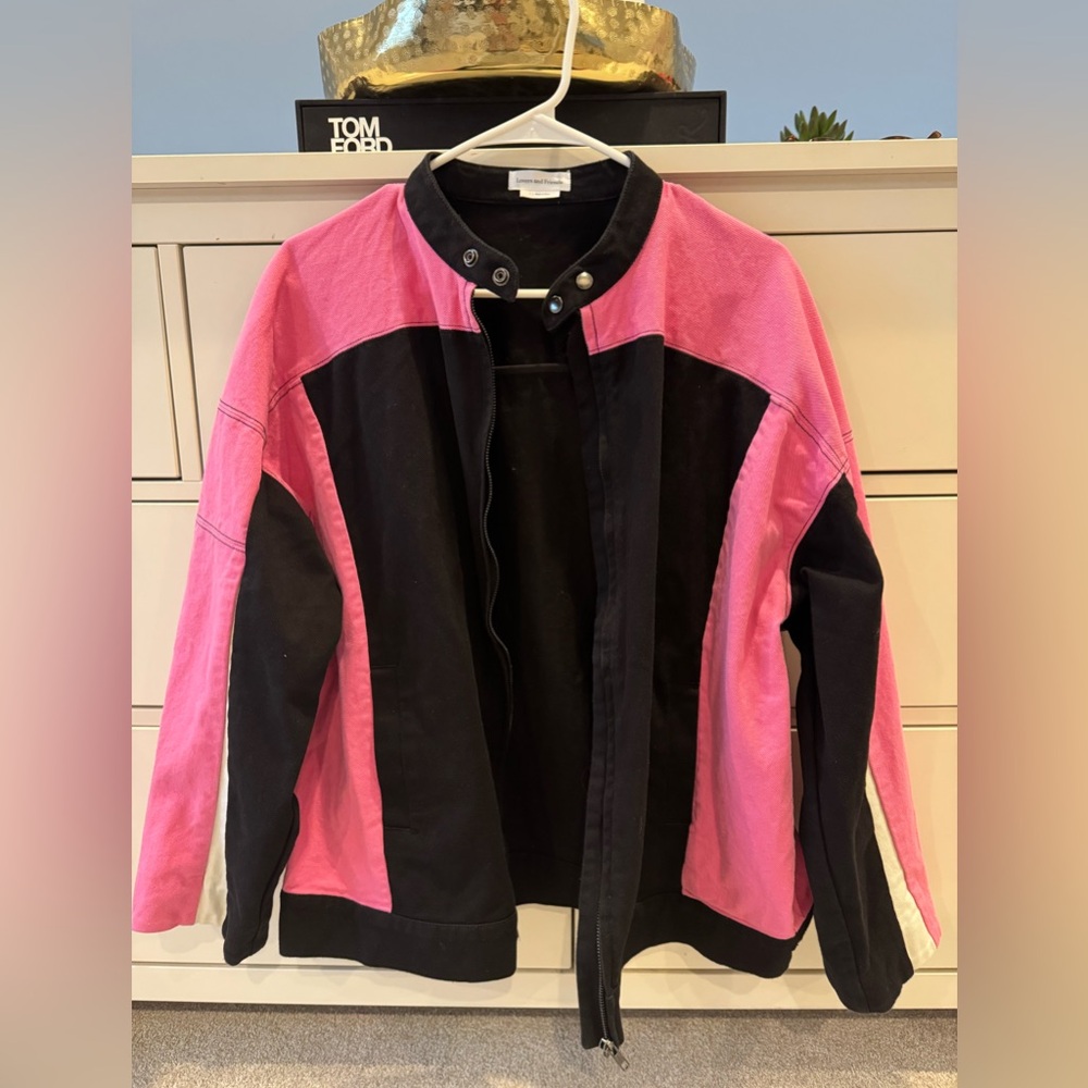 Lovers & Friends Pink and Black Women's Jacket